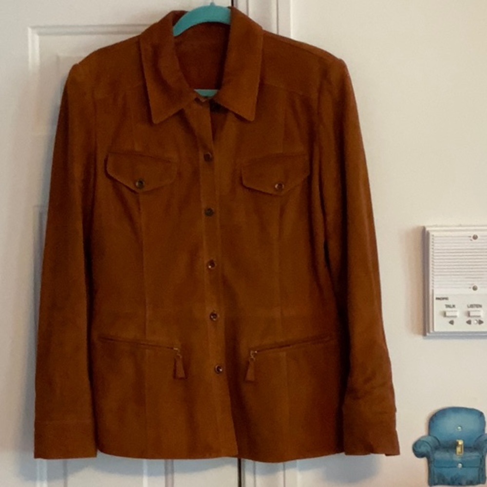 Vintage Dana Buchman Suede Jacket